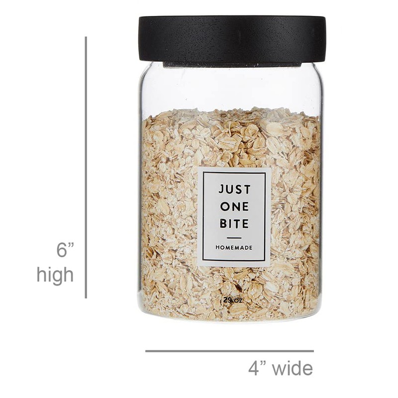 Santa Barbara Design Studio Food Storage Container Glass Pantry Canister,