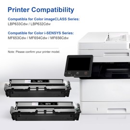PANINK Compatible 067H Black Toner Cartridge Replacement for Canon 067 067H CRG-067H MF656Cdw Toner Cartridge Set for Canon imageCLASS LBP632Cdw LBP633Cdw MF653Cdw MF654Cdw MF656Cdw Printer - 2 Black