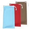 sourcing map 3pcs Eyeglass Pouch Microfiber Sunglasses Storage Bag Portable