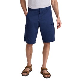 Mountain Warehouse Lakeside Mens Shorts - 100% Durable Twill Cotton Cargo Shorts, Durable Shorts, 6 Pockets - for Walking, Running, Hiking & Camping Navy Men's W40
