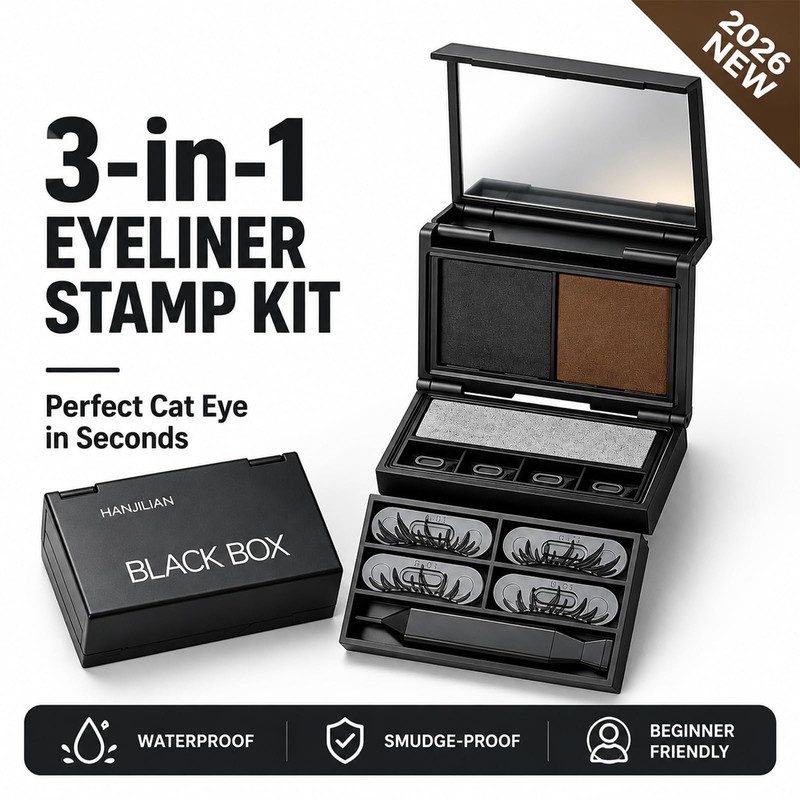 3‑in‑1 Eyeliner & Lower Lash Stamp Kit with Beauty Mark