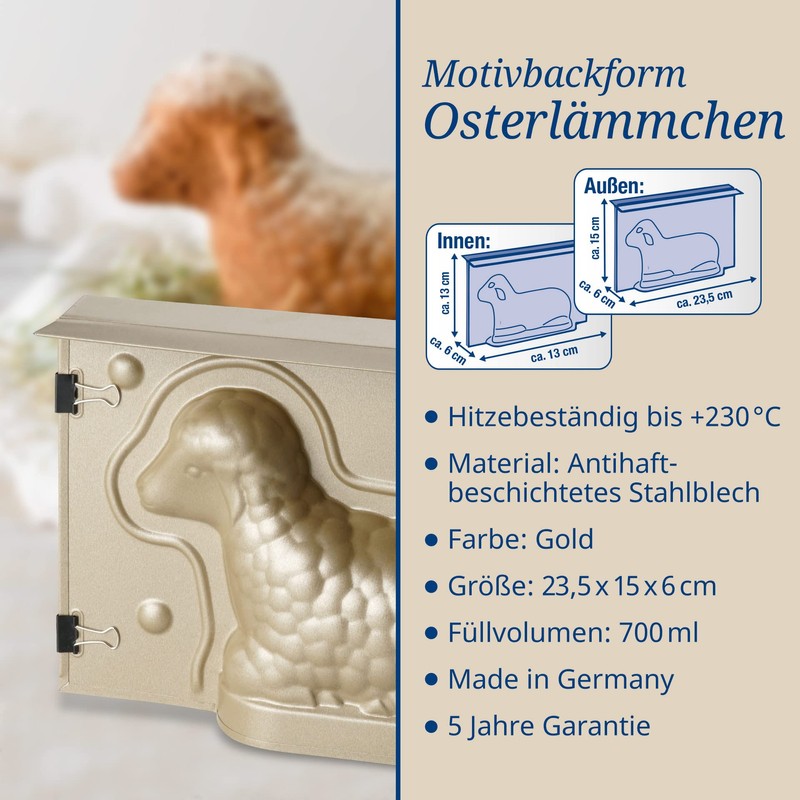 Dr. Oetker Easter Baking Mould Set, 700 ml