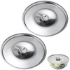 Stainless Steel Cover Bowl 7.1in Universal Lid for Pots Pans
