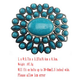 LKMY Men's Belt Buckle, 3D Cowboy Belt Buckle, Western Celtic Vintage Belt Buckle, Jeans Accessory for Men Women Father's Day, Hua, Hua