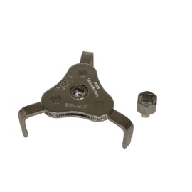 Lisle 63830 61-124mm 3 Jaw Wrench & Adapter