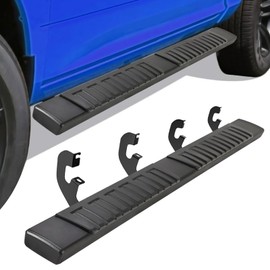 6.5" Running Boards for 2007-2018 Chevy Silverado/GMC Sierra 1500, 2007-2019 2500HD 3500HD Crew Cab (4 Full-Size Doors) - Side Steps Bars for Truck