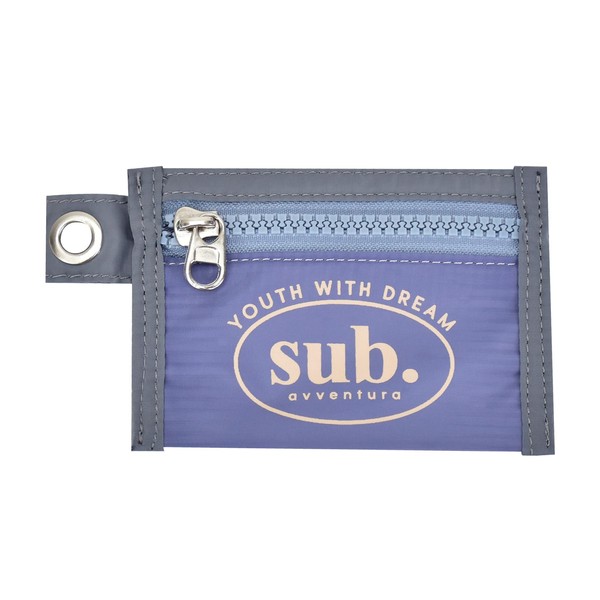 Aventura 0046 Mini Pouch with Carabiner, Bicolor Trinket Case, Pass