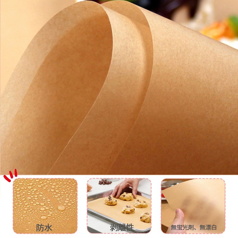 Desirable Eco-friendly Unbleached Cooking Sheets 120 Sheets Made of Natural
