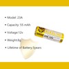 23A 12V Alkaline Batteries, 10 Pack, Compatible with Doorbells and