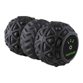 Tunturi Deep Roll Massage Roller with Vibration - Trigger Point Massage - Versatile - Vibrating Sports Massage Roller with 3 Levels - Bluetooth
