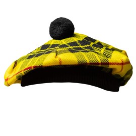 YAS Designer YAS Scottish Hat Tam o' Shatner Tammy Jimmy Flat Bonnet in Many Tartans (Macleod of Lewis),One Size