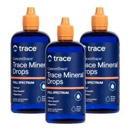 Trace Minerals ConcenTrace Trace Mineral Drops + Electrolytes, 288 Servings