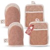 Casa Platino Cute Oven Mitts & Pot Holders, 4-Piece –