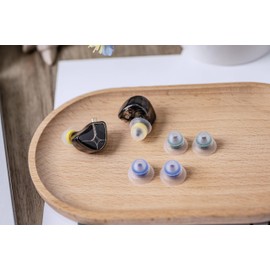 Linsoul TANGZU Tang Sancai Narrow Bore, Medical-Grade Silicone Eartips for IEMs, Replacement Silicone IEM Tips, for KZ ZS10 Pro 2, SuperMix 4,Hype4,Orchestra Lite, Earphones (S-3Pairs)