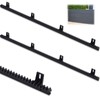 Threlaco 2 Nylon Gear Racks with Metal Insert for Sliding