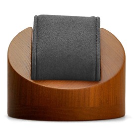 Oirlv Wooden Watch Stand Vintage Watch Display Holder Watch Storage Stand for Watch Bangle Display and Organiser(Dark Grey)