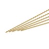 sourcing map Brass Rod,Brass Solid Round Rod 1mm Diameter 200mm