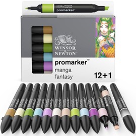 Winsor & Newton Promarker, Set of 12, Manga Fantasy