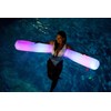 PoolCandy Inflatable Jumbo Swim Noodles (Illuminated LED Color Changing Swim