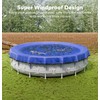 POOLHACKER【2024 Upgrade】 24 ft Round Winter Pool Cover - Round