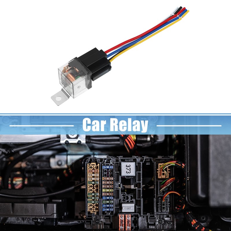 X AUTOHAUX 3 Pcs 24V 80A SPDT Car Relay 5