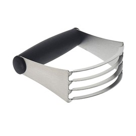 SagaSave Stainless Steel Pastry Dough Blender and Cutter with Comfortable Handle and Thick Sharp Blade for Easy Mixing, Dishwasher Safe