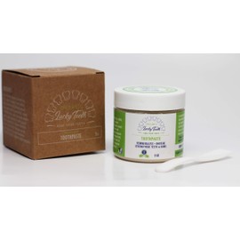 Lucky Teeth Organic Toothpaste-All Natural, Remineralizes and Fortifies Teeth and Gums. (2 oz)