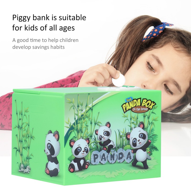 Piggy Bank Puppy Cute Steal Money Panda Children Animal Electric