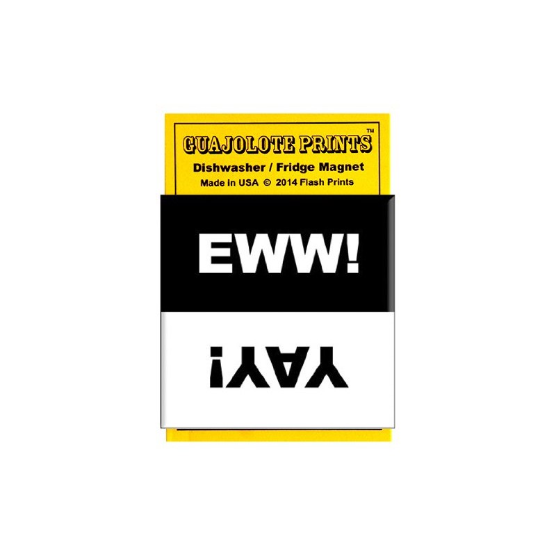 Clean Dirty Dishwasher Magnet Sign Indicator - Funny Cute Yay