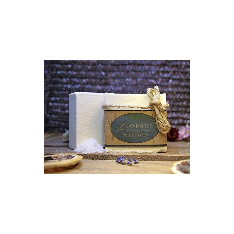 Landseife Pure Organic Salt Soap Handmade Organic Natural Soap