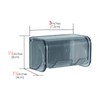 2 PCS Toothbrush Holder Wall Mounted with Cover for Bathroom,