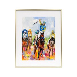 "First Place Pharaoh" Unframed Print by Kayla Weber Art - Part of 150th Derby Anniversary Collection - Size: 11X14