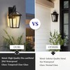 Luminzone Outdoor Light Fixtures Wall Mount, Waterproof Exterior Wall Lanterns