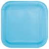 Unique Square Eco Friendly Paper Plates - 23cm - Light