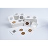 Boen 600PCS Coin Flips in 6 Sizes Cardboard Coin Holders