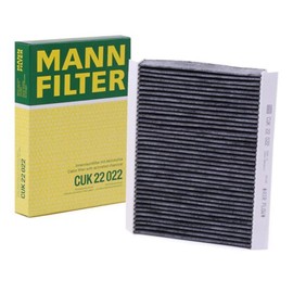 MANN-FILTER CUK 22 022 Cabin Air Filter - Pollen Filter with Activated Carbon - For Cars