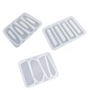 MEJULY 3PCS Hair Clips Silicone Molds Resin Acrylic Hairpin Silicone