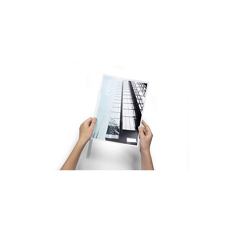 Durable A4 Spine Bar 3mm Transparent - Pack of 50
