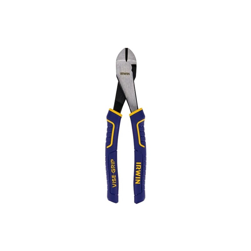 IRWIN VISE-GRIP Diagonal Cutting Pliers, 8", 2078308, nichel chromium steel