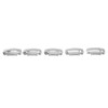 50pcs Hair Extension Clips Set Stainless Steel DIY 8 Teeth