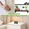 Hydrometer with Thermometer, Mini Hygrometer Digital, Indoor Hygrometer, for Greenhouse/Wine