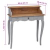 vidaXL Antique-Style Writing Desk – Solid Reclaimed Wood- Handmade -