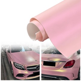AuMoHall Rouge Pink to Charming Gold Glossy Chameleon Vinyl Wrap Color Change DIY Vehicle Vinyl Film, 59.84" x 19.68"