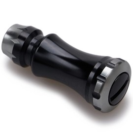 HEIGHTEN 0.6 inch (15 mm) Reel Handle Knob for Shimano Daiwa Universal (Shimano Type A) (Daiwa Type S) Chess Series (Black & Gunmetal) (661)