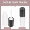 FOMIYES 10 Tubos de Brillo Labial Vacíos de Plástico, 1.2ml,
