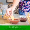 PLASTICPRO Disposable Square Serving Bowls, Party Snack or Salad Bowl,