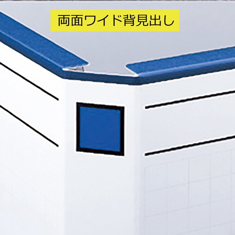 キングジム 図面ファイル GS A3 2つ折 1173 青