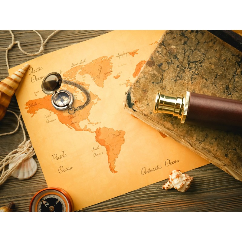 SonKo® Compass Antique Look Nautical Compass - Functional Compass Outdoor