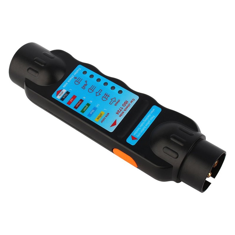 Qiilu QL46500 7 Pin 12 V Car Tow Trailer Socket