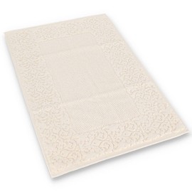 Casatessile Barocco Bath Mat 45 x 60 cm - Panna